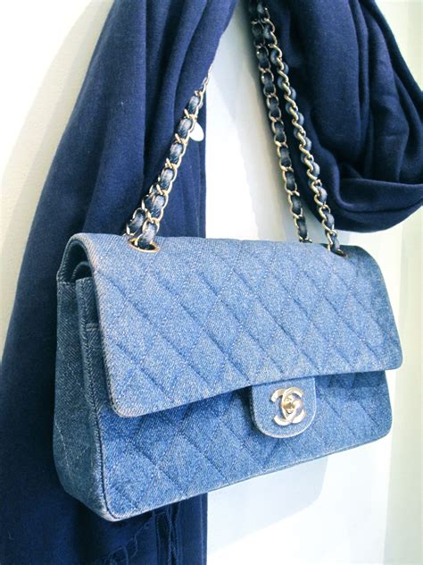 sac chanel 2.55 denim|Chanel 2.55 Handbag .